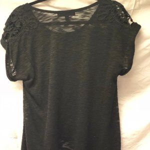 Almost Famous Black Blouse